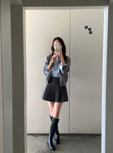 ウォンテッドプリテッドミニスカート
