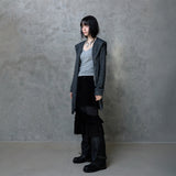 MISTY GLITTER HOODED SCARF
