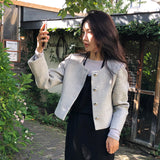 [MADE] ビスコッティウールツイードジャケット, WOOL 35%
