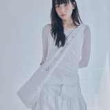 rivet cross bag (white)
