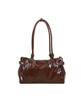 Nola Glossy Buckle Shoulder Bag