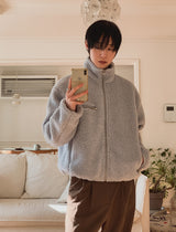 フォグハイネックジッパーフリースジャケット