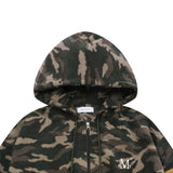 ジヌカモフリース2WAYフードジップアップ (UNISEX)