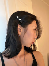 モノ ローズ ヘアピン(2color)