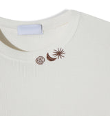 Kenny Drawing Embroidered Short Sleeve T-shirt