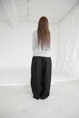cotton curve balloon pants(2colors)