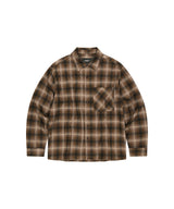 FLANNEL CHECK SHIRT_BROWN