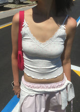 FLOWER LACE SLEEVELESS (3color)