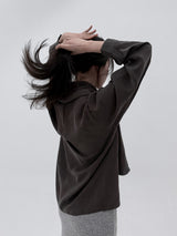  MUFFLER BLEND BLOUSE