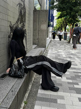 Silver Scotch Wide Pants