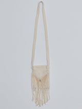 Fringe Mini Cross  Bag_Beige