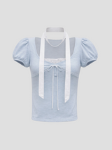 Vela Frill Strap T-shirt