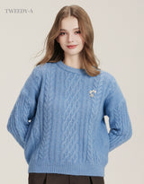 Willie Twisted Pullover Knit Top 4 Colors
