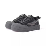 KILLWINNER レトロ厚底チャンキーシューズ - Black and Gray