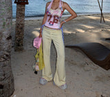 Pastel Bootcut Training Long Pants