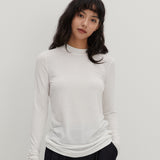 Wool Like Basic T-Shirts White