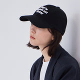 TMV Lettering Ball Cap / Twill Black