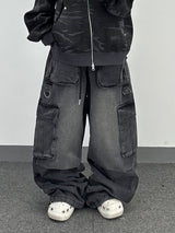 D-Ring Long Denim Pants