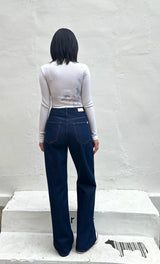 DARK BLUE CLASSIC DENIM PANTS code 18316