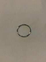 Wave thin ring