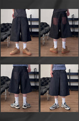 Haven Check Pocket Bermuda Denim Pants