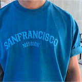  Lapel San Francisco Ice Pigment Washing Ban Pallies