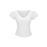 バックリボンパフT [WHITE]