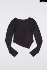 Gemma cut-out knit top