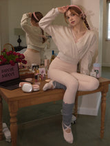 WRAP SWEATSHIRTS - OATMEAL