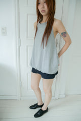 balloon halterneck sleeveless top(3colors)