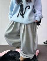 coty fleece-lined balloon pintuck long pants ❤️🖤5 COLOR