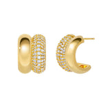 Double Pave Earrings