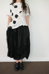 ephy wrinkle banding skirt