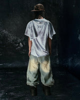 "CHAOS GIRL" ホワイトワックスTシャツ
