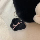 Bunny Popo Doll Keyring (black)
