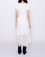 Aurora Halter Draping Asymmetrical Chiffon Dress