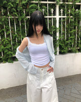 レイキンシャーリングレーススリーブレストップス
