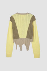 SWITCHING COLOR KNIT
