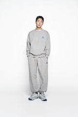 25SS ボックスベーシックロゴジョガーパンツ メランジ