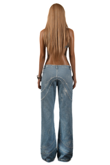 POP Infinity Denim Bra Top