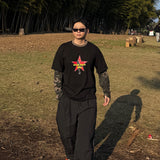 Camo Star Layered Long Sleeve T-Shirt (3color)