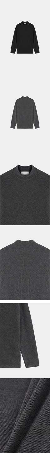 [F/W] コンフォートハーフポーラニット(5color)