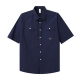 LMN アンダースUティップナイロン半袖シャツ (4 colors)