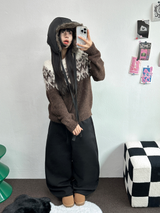 フリースピカブル ❤‍🔥M-XL❤Bベーシックワイドロングパンツユニセックス🩶2カラー