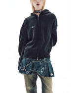 CRACK FULL-ZIP HOODIE
