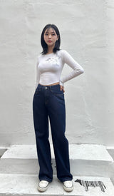 DARK BLUE CLASSIC DENIM PANTS code 18316