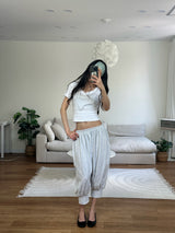 soft v crop tee