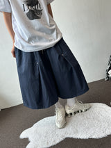 Courtney Rivet Slit Balloon Bermuda Shorts 3color