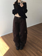 ワークローライズカーゴパンツ (2 colors)