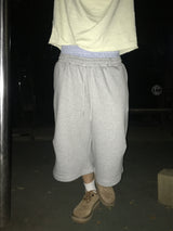 Belted Layered Sagging Shorts (2c)